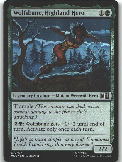 Wolfsbane, Highland Hero