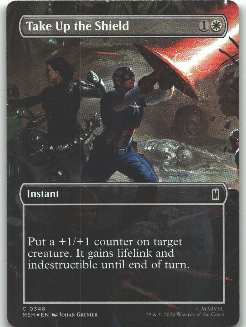 Take Up the Shield (Borderless)