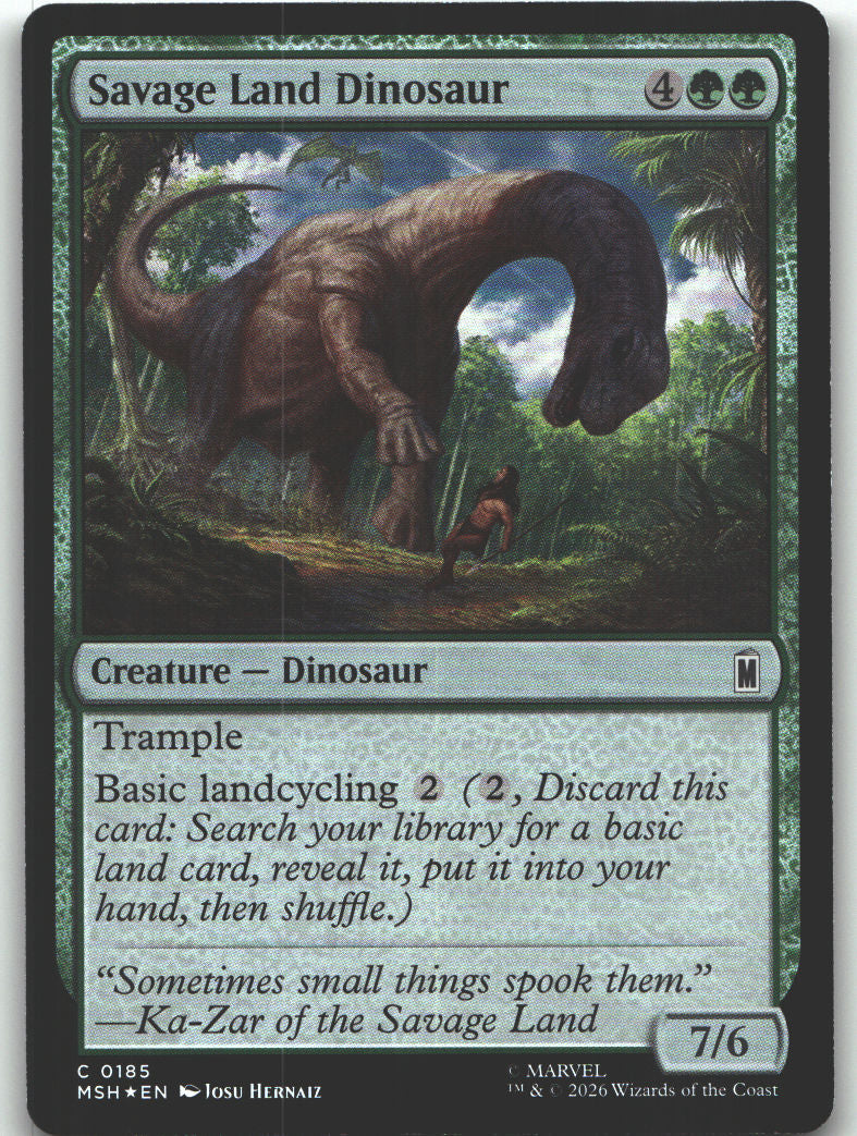Savage Land Dinosaur
