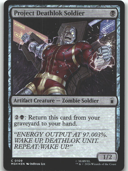 Project Deathlok Soldier