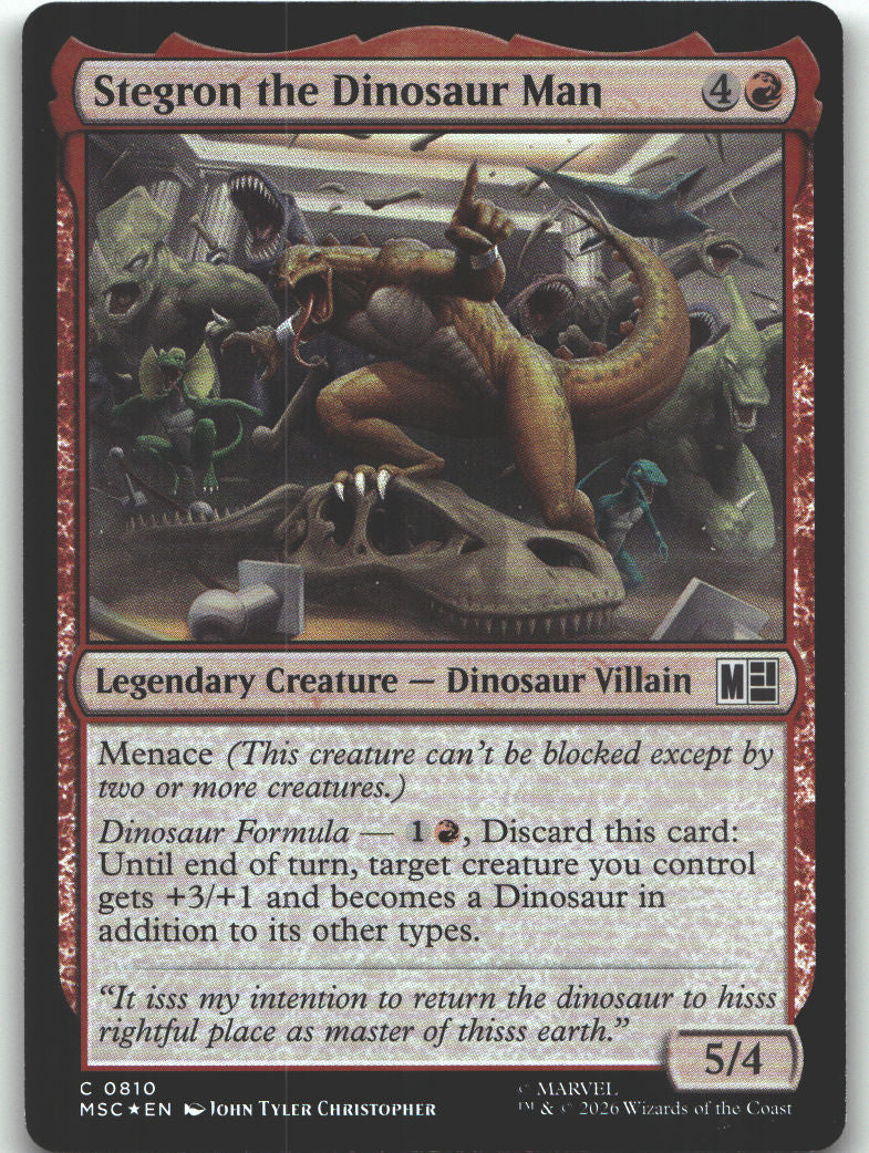 Stegron the Dinosaur Man