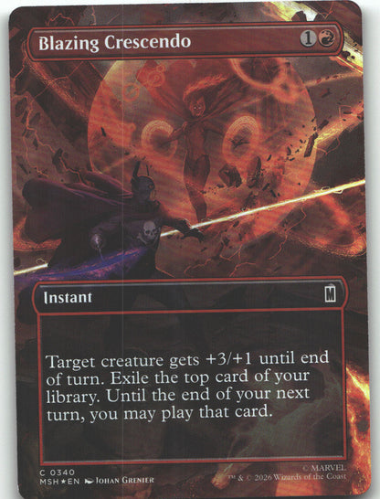 Blazing Crescendo (Borderless)