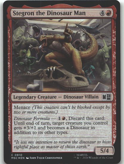 Stegron the Dinosaur Man