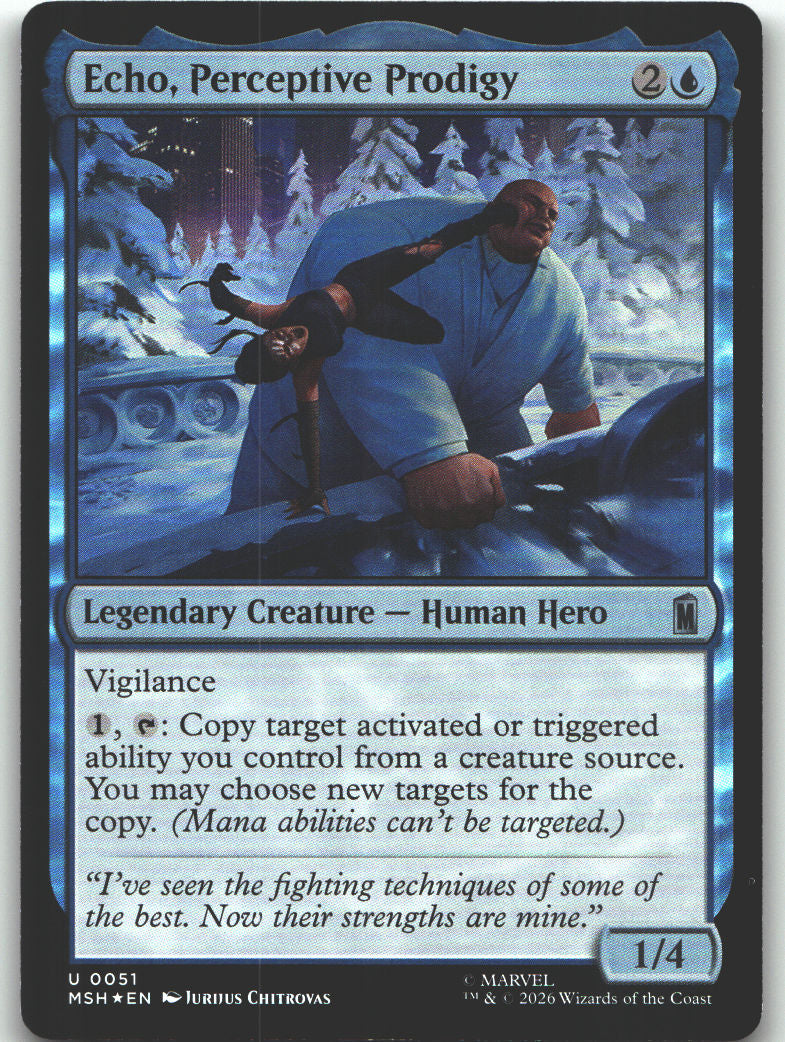 Echo, Perceptive Prodigy