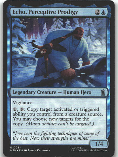 Echo, Perceptive Prodigy