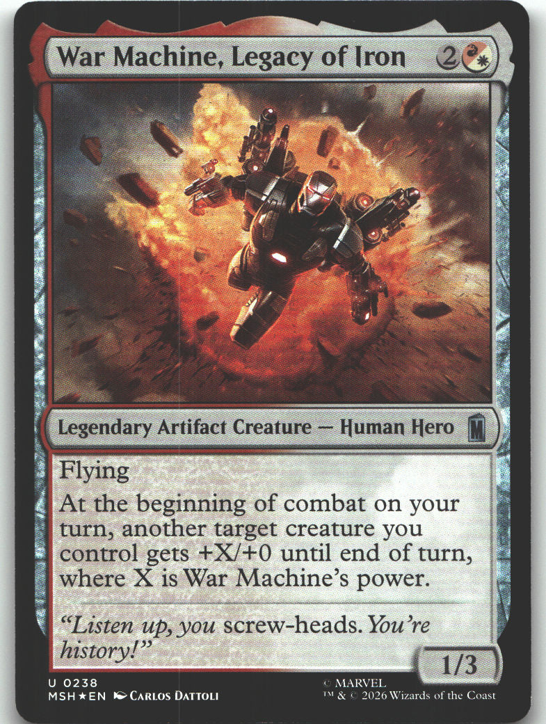 War Machine, Legacy of Iron