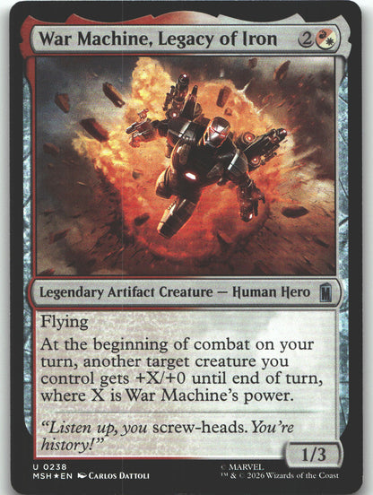 War Machine, Legacy of Iron