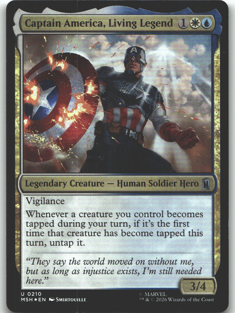 Captain America, Living Legend