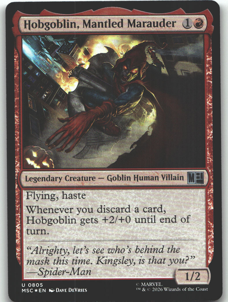 Hobgoblin, Mantled Marauder