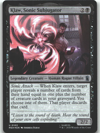Klaw, Sonic Subjugator