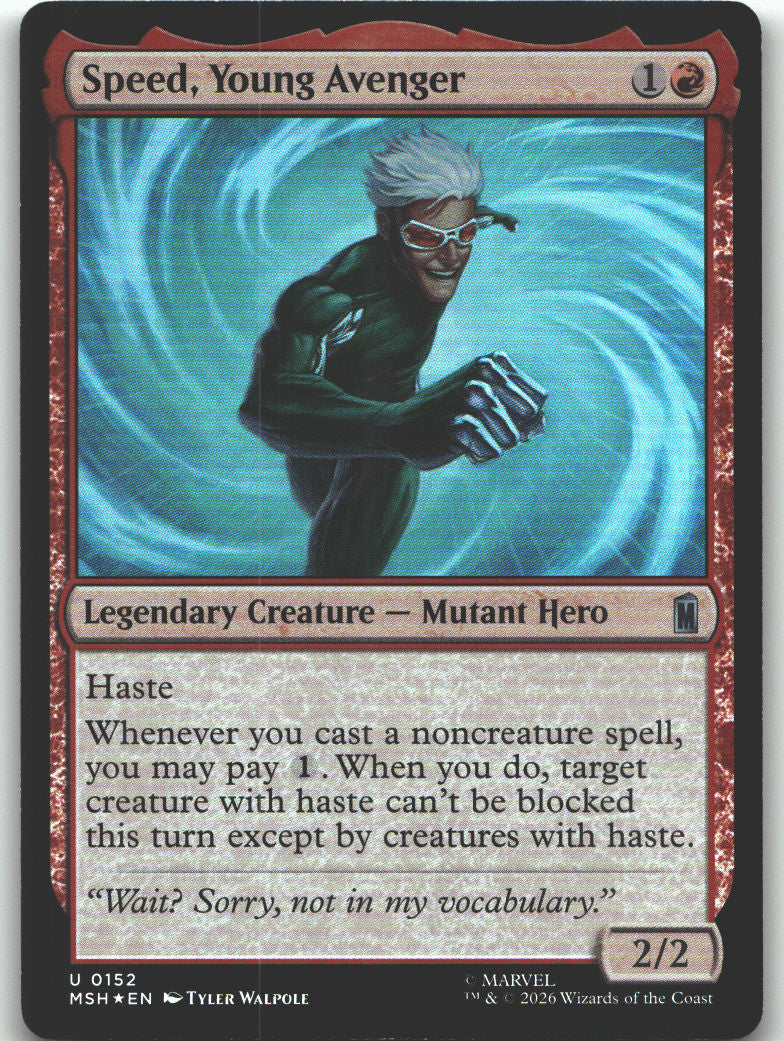 Speed, Young Avenger