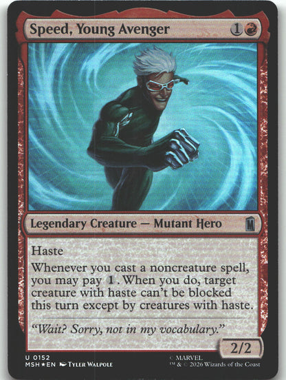 Speed, Young Avenger