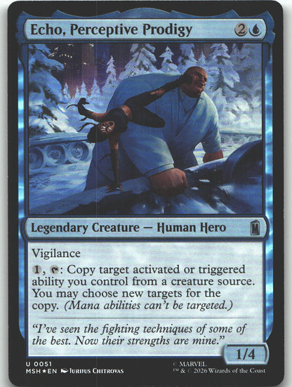 Echo, Perceptive Prodigy