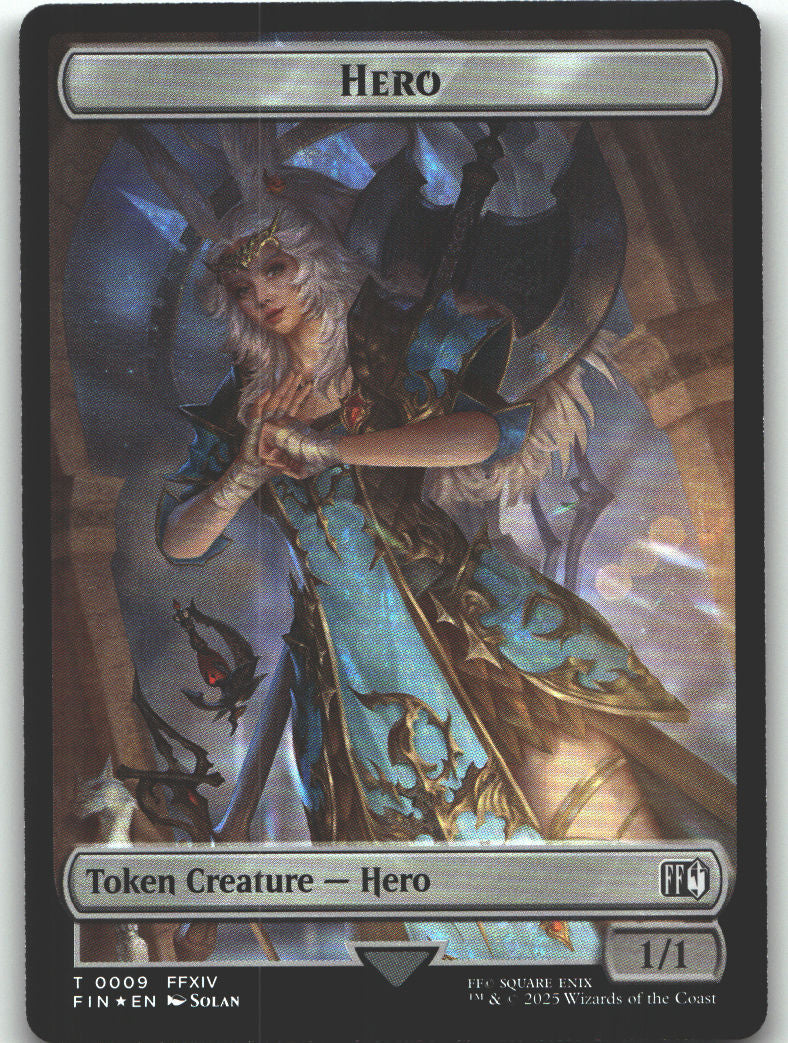 Hero (0009) // Bird (0017) Double-Sided Token