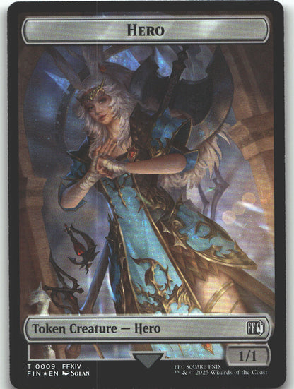 Hero (0009) // Bird (0017) Double-Sided Token