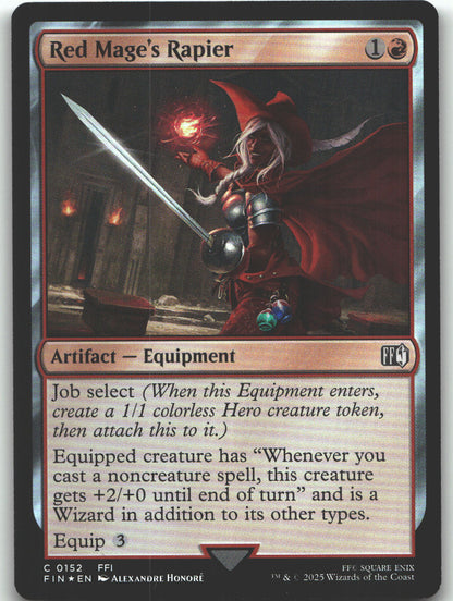Red Mage's Rapier | Near Mint / English / Foil
