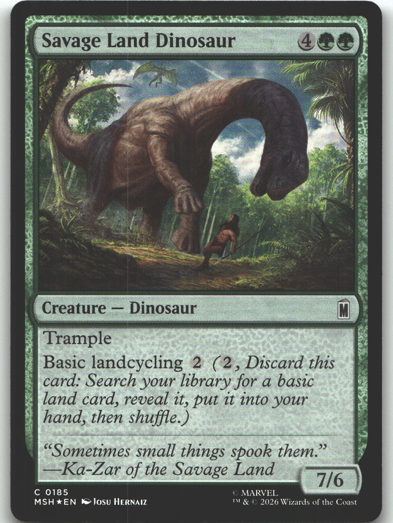 Savage Land Dinosaur