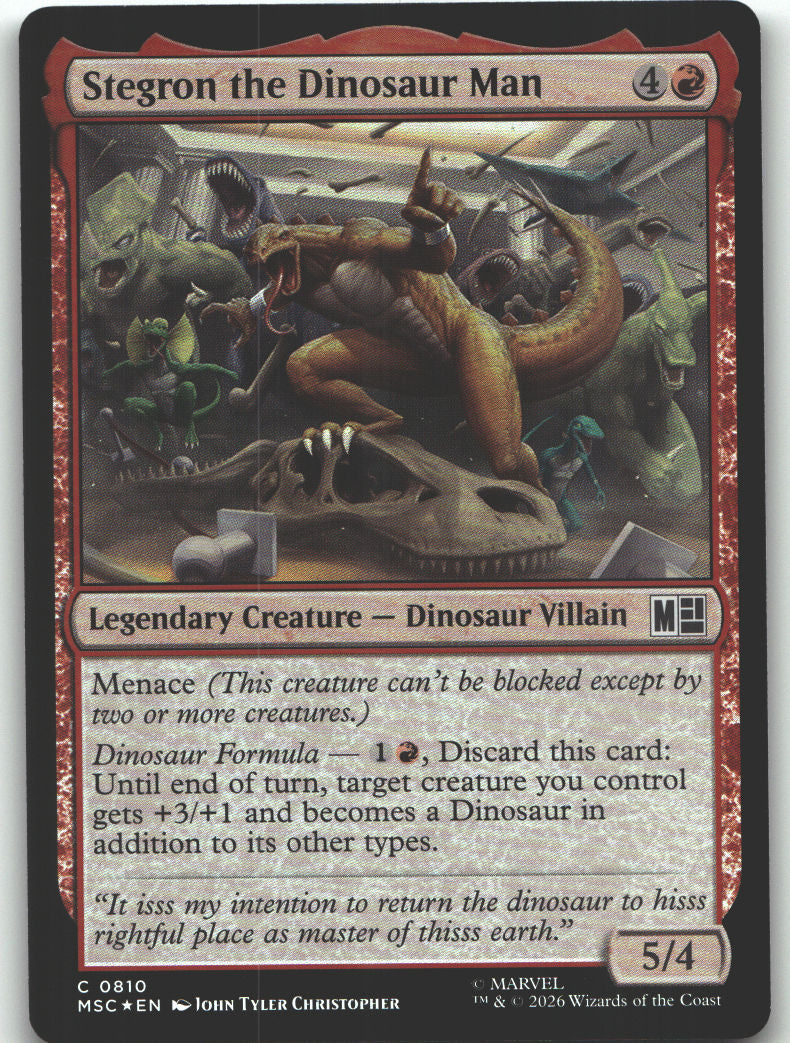 Stegron the Dinosaur Man
