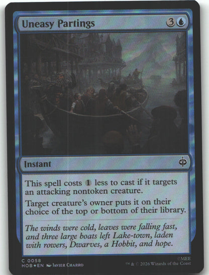 Uneasy Partings