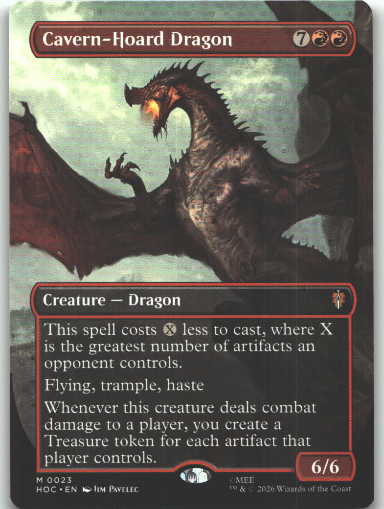 Cavern-Hoard Dragon (Borderless)