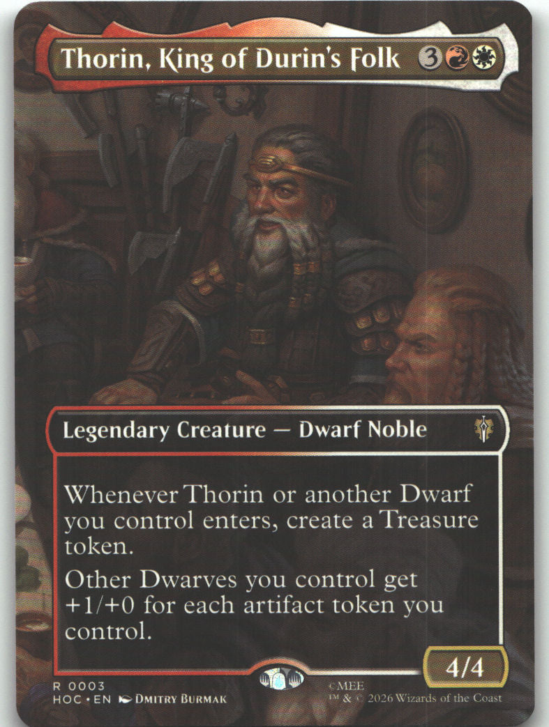 Thorin, King of Durin's Folk (Borderless)