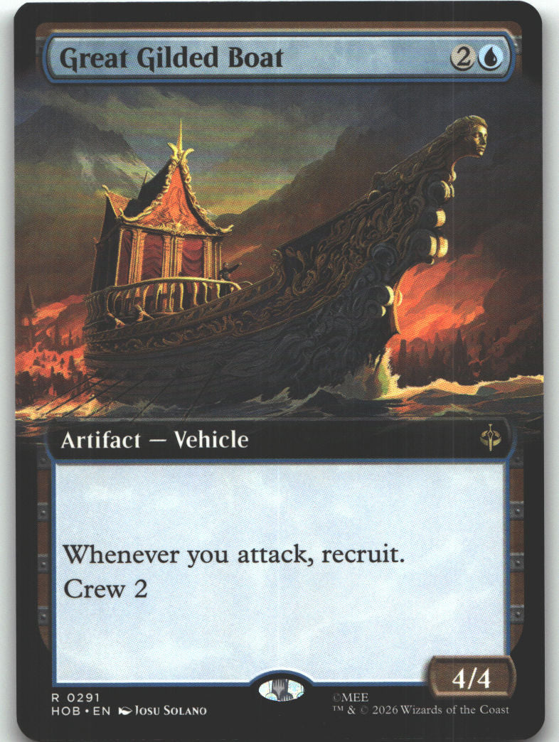 Great Gilded Boat (Extended Art)