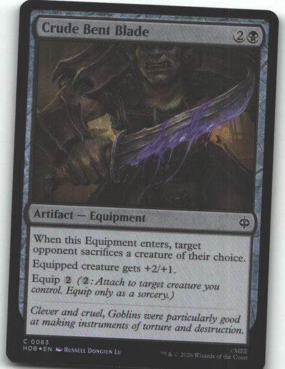 Crude Bent Blade