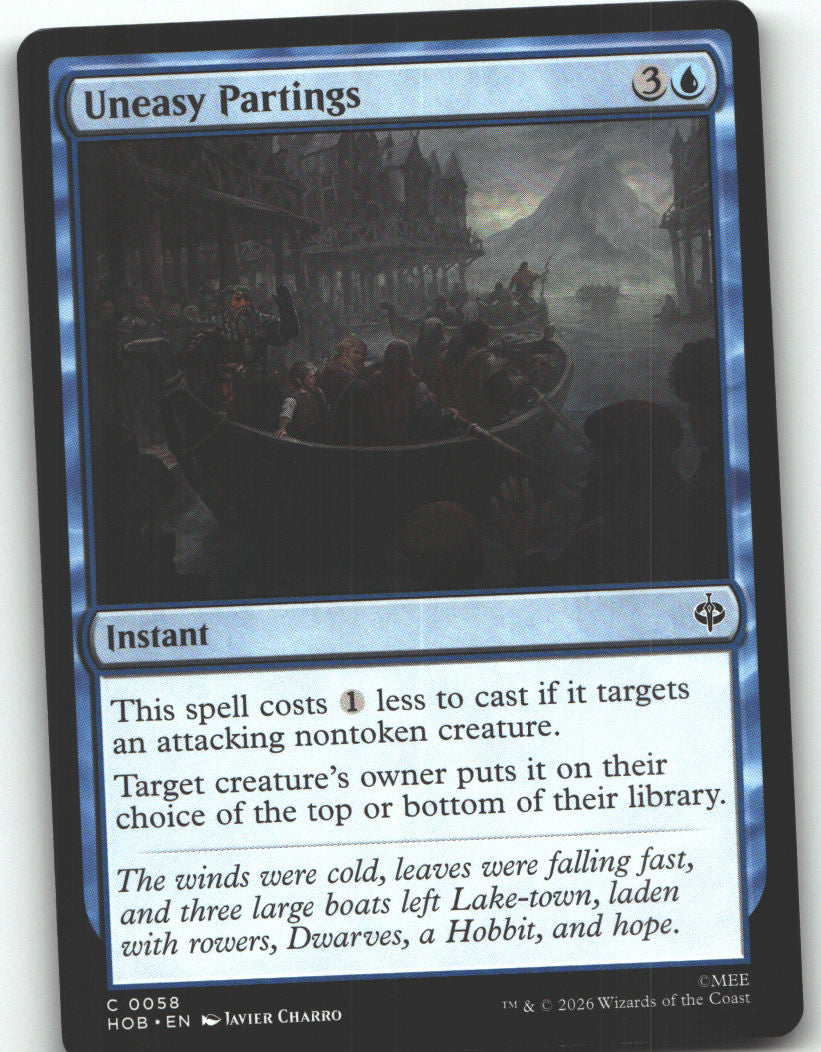Uneasy Partings