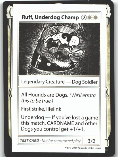 Ruff, Underdog Champ