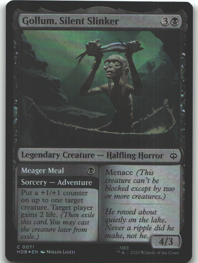 Gollum, Silent Slinker