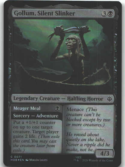 Gollum, Silent Slinker