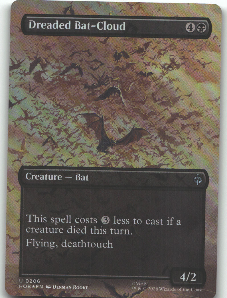 Dreaded Bat-Cloud (Borderless)