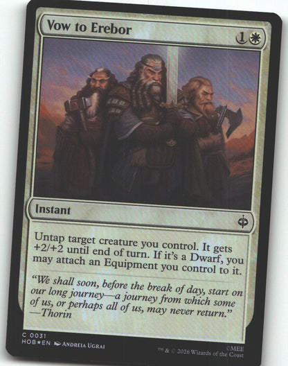 Vow to Erebor