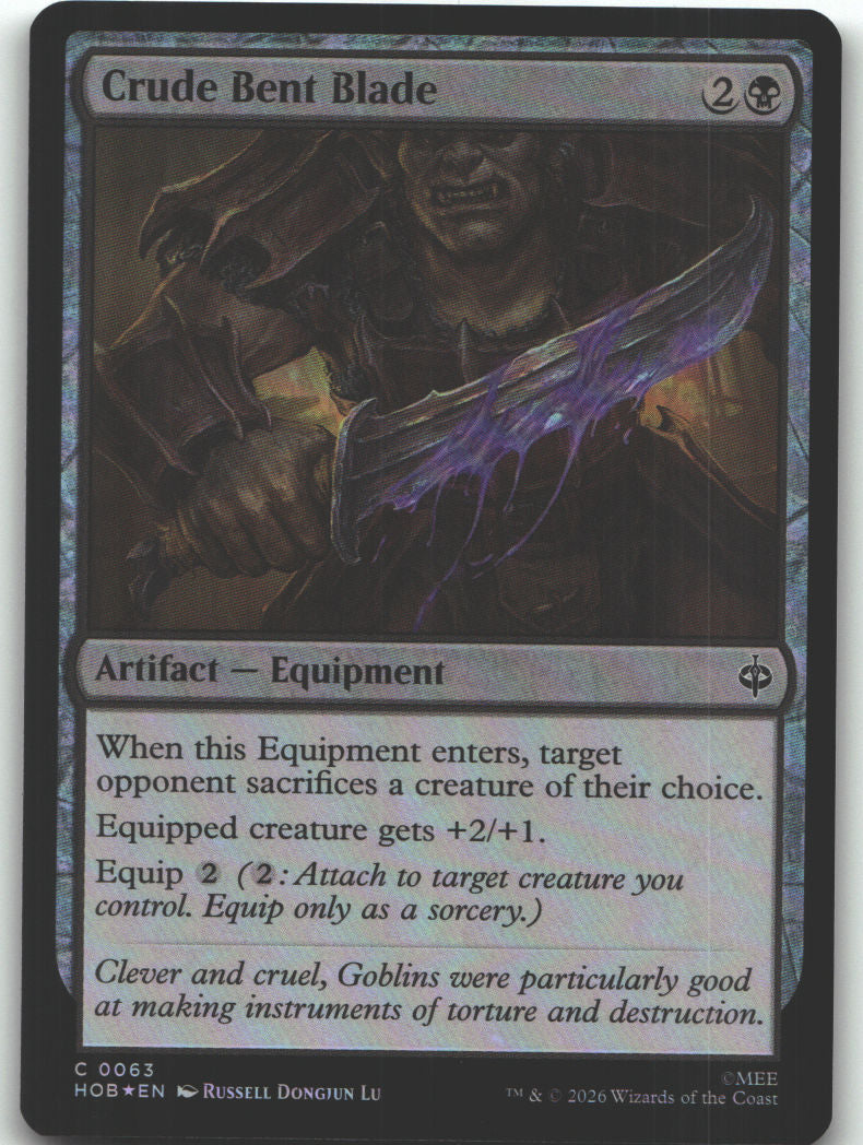 Crude Bent Blade