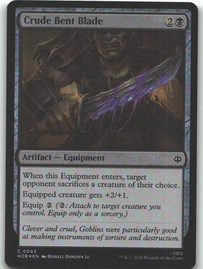 Crude Bent Blade