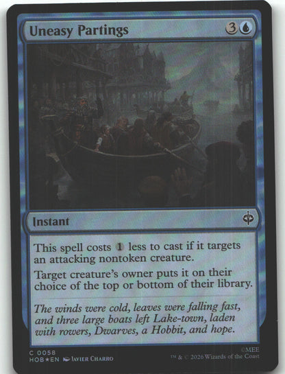 Uneasy Partings