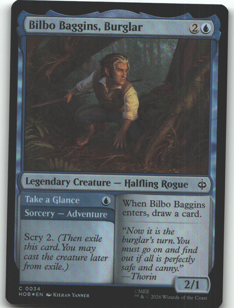 Bilbo Baggins, Burglar