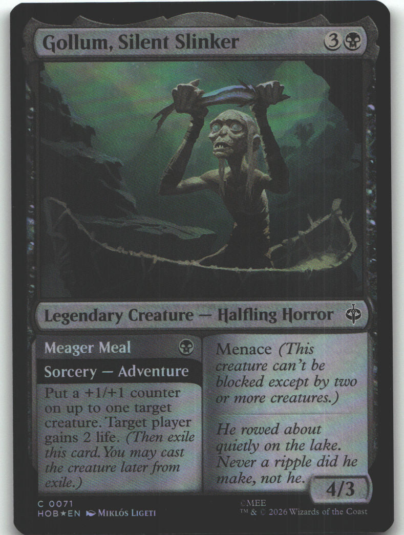 Gollum, Silent Slinker
