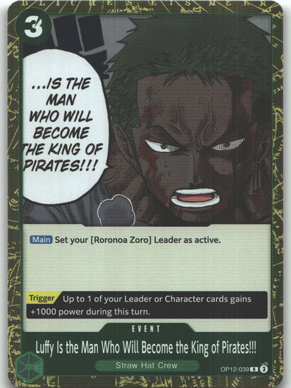Luffy Is the Man Who Will Become the King of Pirates!!!