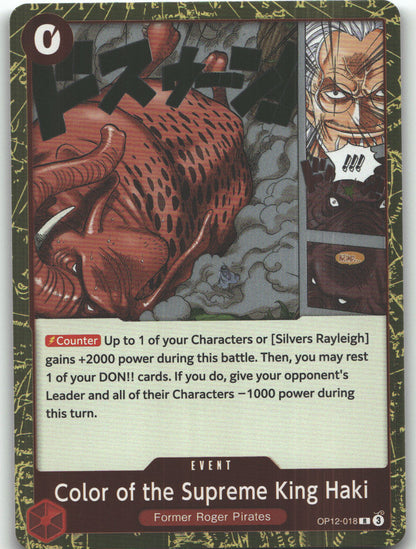 Color of the Supreme King Haki