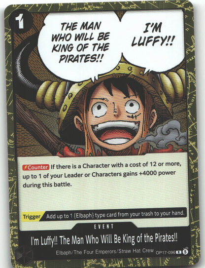 I'm Luffy!! The Man Who Will Be King of the Pirates!!