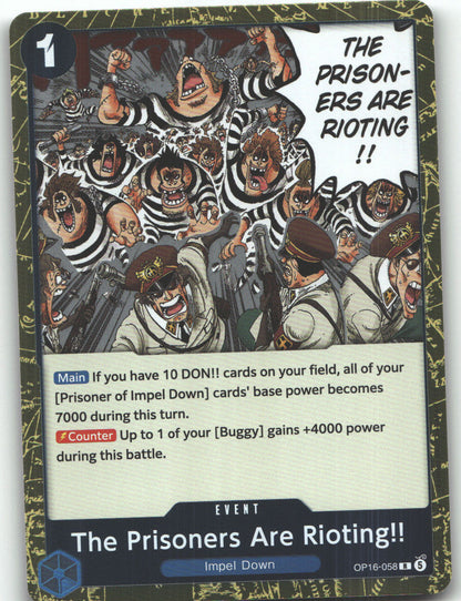 The Prisoners Are Rioting!!