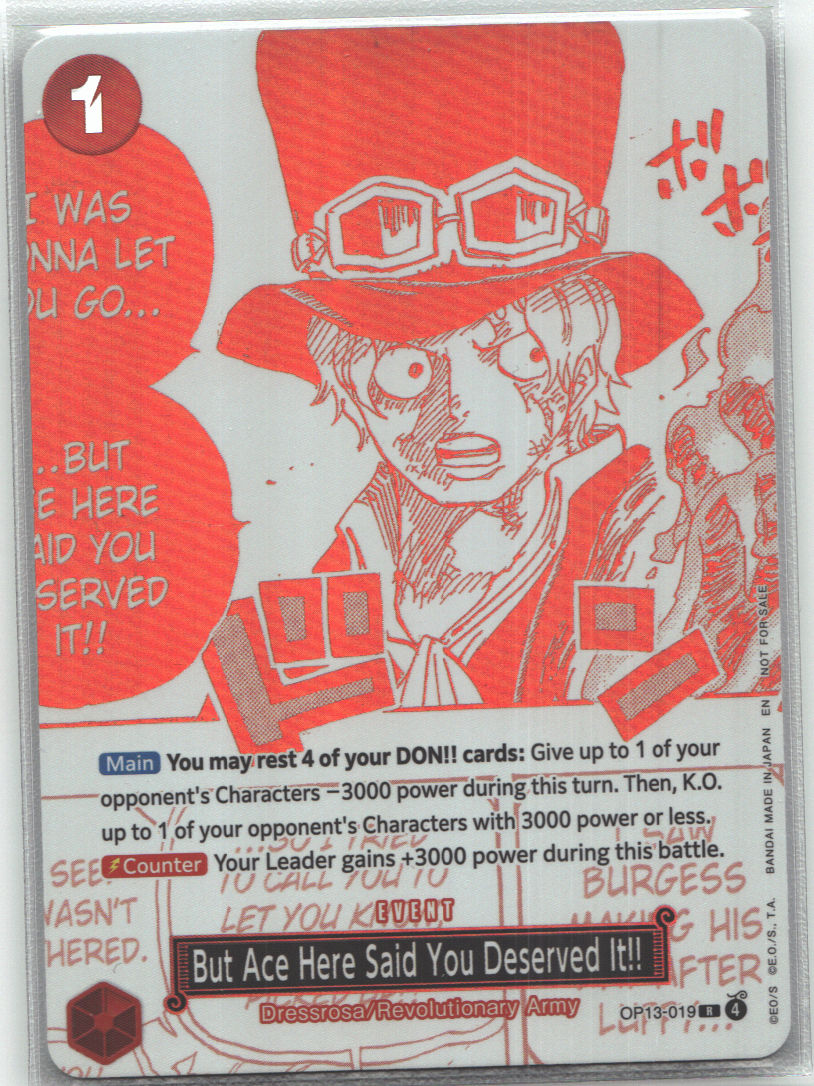But Ace Here Said You Deserved It!! (3rd Anniversary Treasure Campaign Pack)