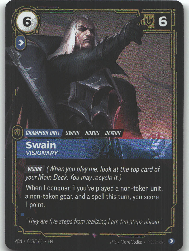 Swain, Visionary