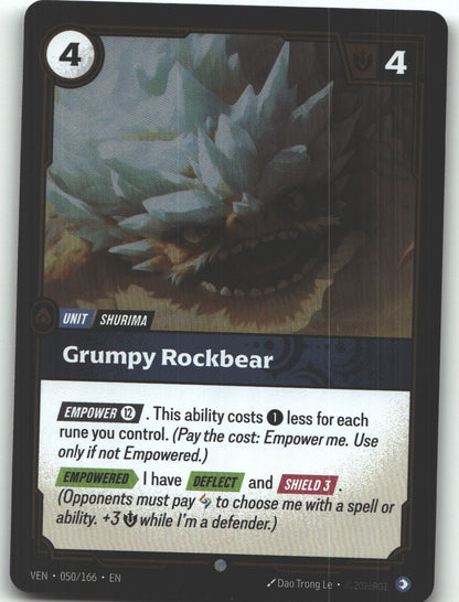 Grumpy Rockbear