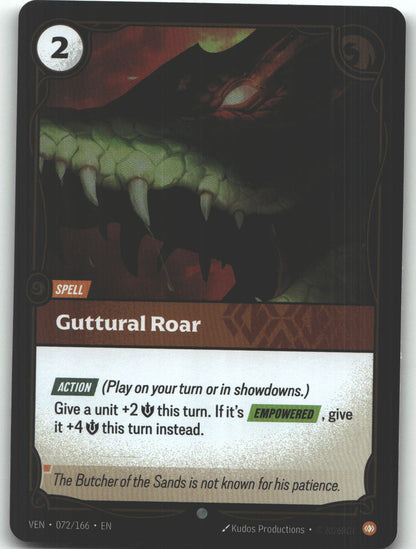 Guttural Roar