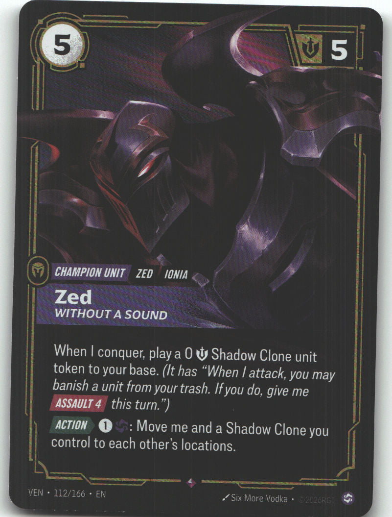 Zed, Without a Sound