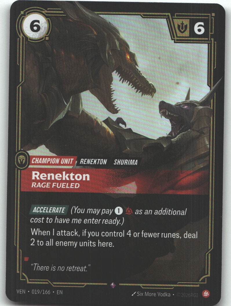 Renekton, Rage Fueled