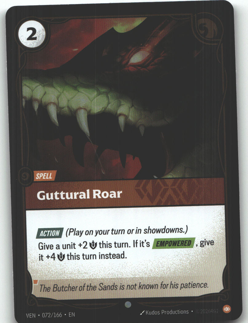 Guttural Roar