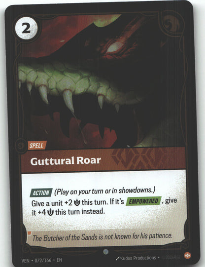 Guttural Roar